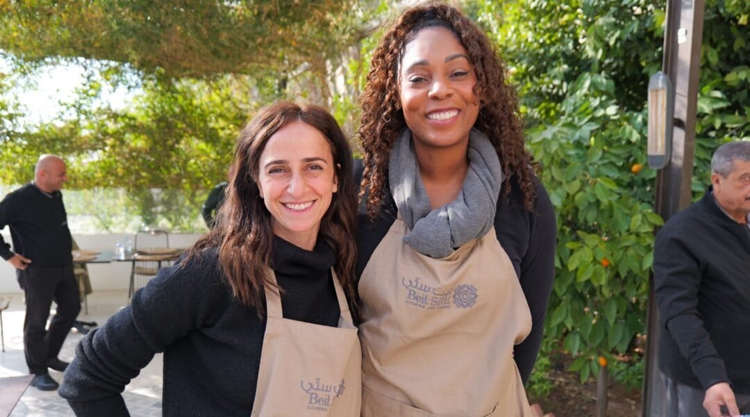Connection transcends language when stories are shared. Dayvee Sutton spends the morning with Chef Maria Haddad Hannania.